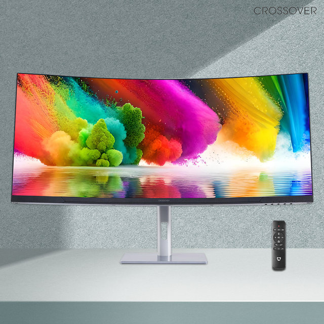크로스오버 34WP165 86cm 와이드 165Hz 커브드 게이밍 컴퓨터 모니터 무결점