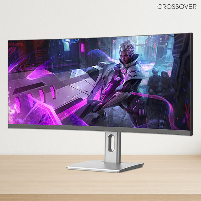 크로스오버 34WP165 86cm 와이드 165Hz 커브드 게이밍 컴퓨터 모니터 업그레이드이벤트