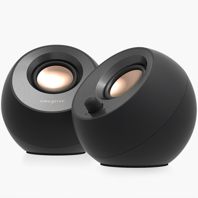 [크리에이티브] PEBBLE V3 블루투스 지원 스피커 (블랙)