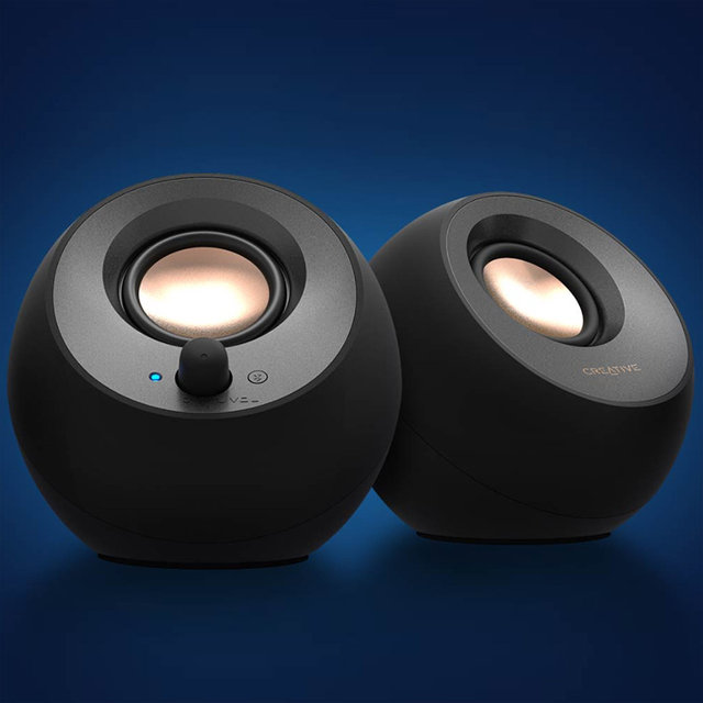 [크리에이티브] PEBBLE V3 블루투스 지원 스피커 (블랙)
