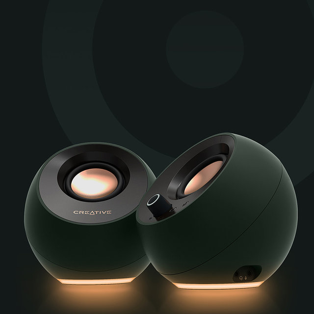 [크리에이티브] PEBBLE PRO 블루투스 지원 스피커 (그린)