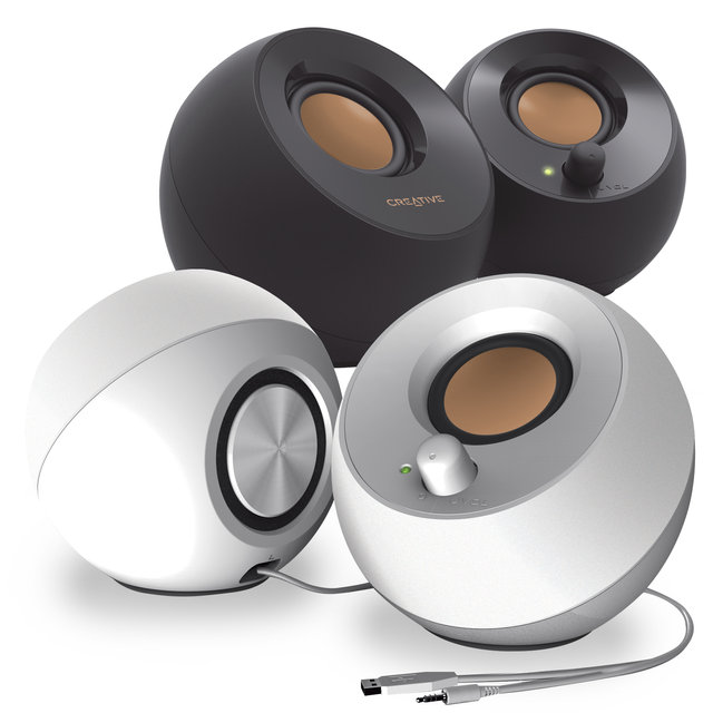 [크리에이티브] PEBBLE 2.0 스피커 (블랙)