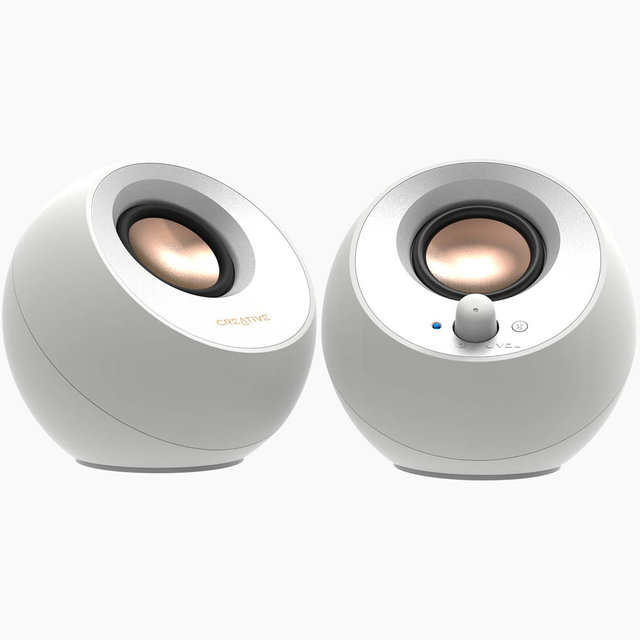 [크리에이티브] PEBBLE V3 블루투스 지원 스피커 (화이트)