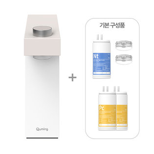 현대큐밍 딜라이트 미니 무전원 디자인 정수기 (모던 베이지) HQPM15C4NE