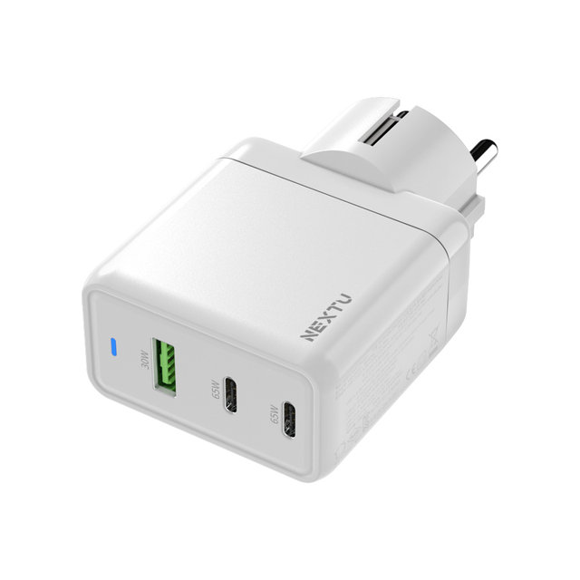 NEXTU 추오하 QC637GAN 화이트 PD 65W PPS GaN 멀티 초고속충전기