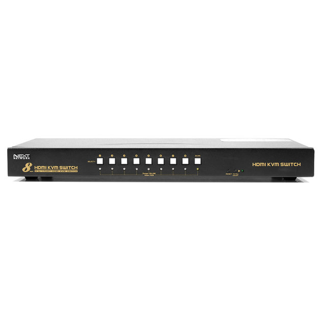 NEXTU NEXT-7008KVM 8대1 USB HDMI KVM스위치 8대 PC제어