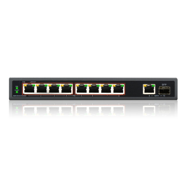 NEXTU NEXT-POE6008F 8포트 Extender 기가 POE 스위칭허브