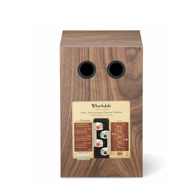 WHARFEDALE 덴톤 80주년 Denton 80th 북쉘프 스피커[월넛/케이블 포함]