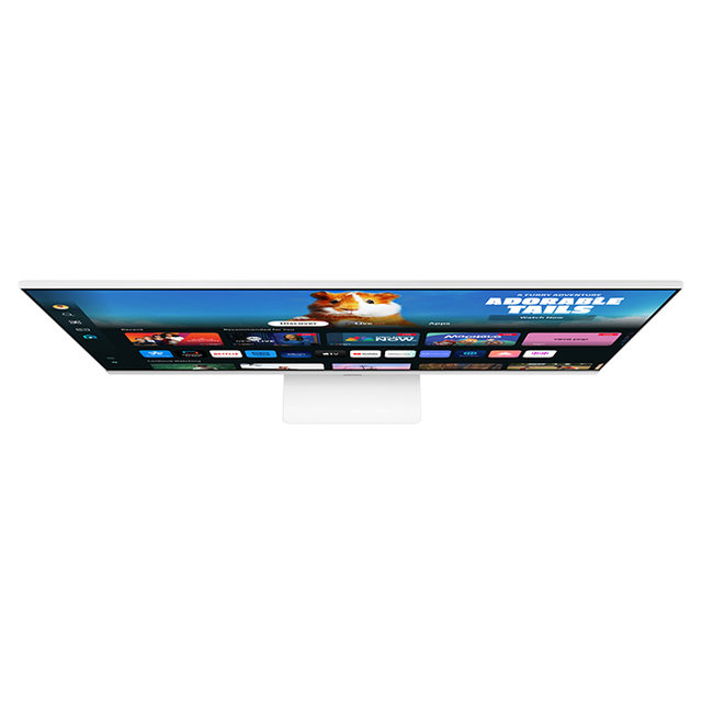 [공식] 삼성 M5 S32DM501 80.1cm 스마트모니터 화이트 무빙 스탠드 이동식 거치대 패키지 OTT 유튜브 넷플릭스 미러링 삼탠바이미 스마트싱스 게이밍허브 스탠바이미 삼성헬스 굿닥 워크스페이스