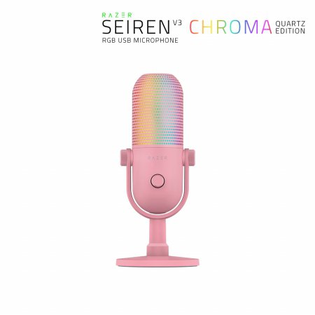 레이저코리아 세이렌 V3 크로마 쿼츠 Razer Seiren V3 Chroma Quartz 유선 스트리밍 마이크