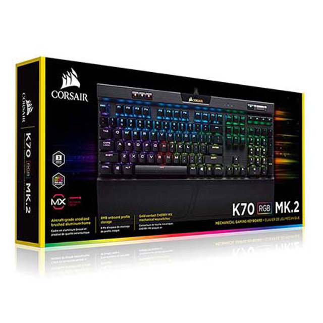 [상급 / 장유점] ［CORSAIR］K70 RGB MK2 RED 게이밍 기계식 키보드 K70_-RGB-MK2-RED
