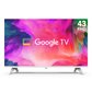 108cm 와글와글플레이 43 FHDTV 구글OS 스마트 TV 1등급 FGP432 핑크 [기사설치 벽걸이형 상하좌우 브라켓 포함]