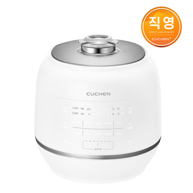 [임직원특가]쿠첸 121플러스밥솥 6인용 올스테인레스 IH전기압력밥솥 CRT-RPS0671W