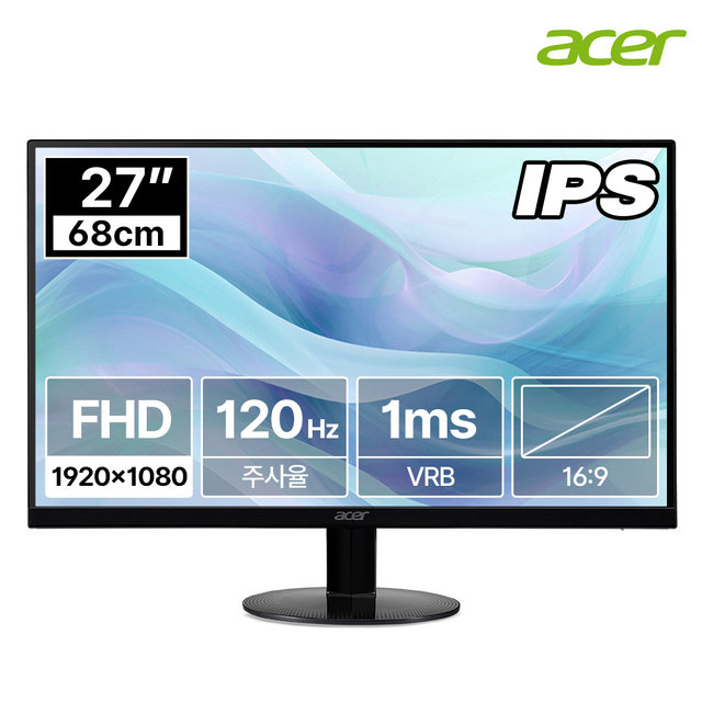 [한성] 에이서 SA270 G0 IPS 120Hz 68.58cm 27 모니터 (일반)