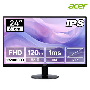 [한성] 에이서 SA240Y G0 IPS 120Hz 60.96cm 24 모니터 (일반)