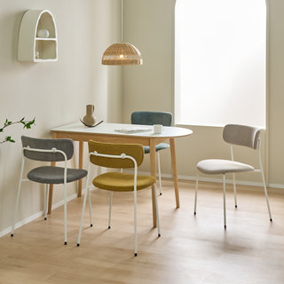 아이앤 하네스 HPM 1200 4인 반원 테이블의자 세트 FU