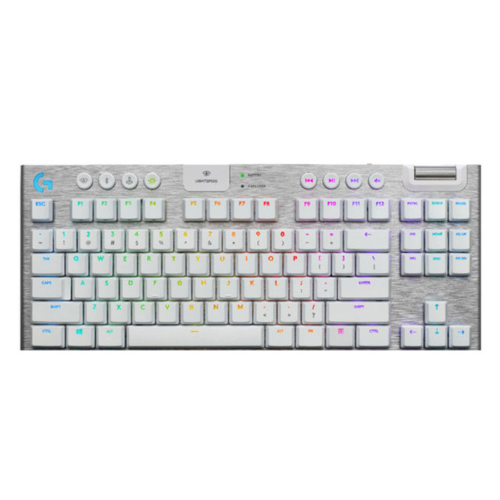LOGITECH [중고] 상급 로지텍 무선 게이밍 키보드 G913 택타일 화이트 TKL LOGITECH G913 TKL TACTILE WH