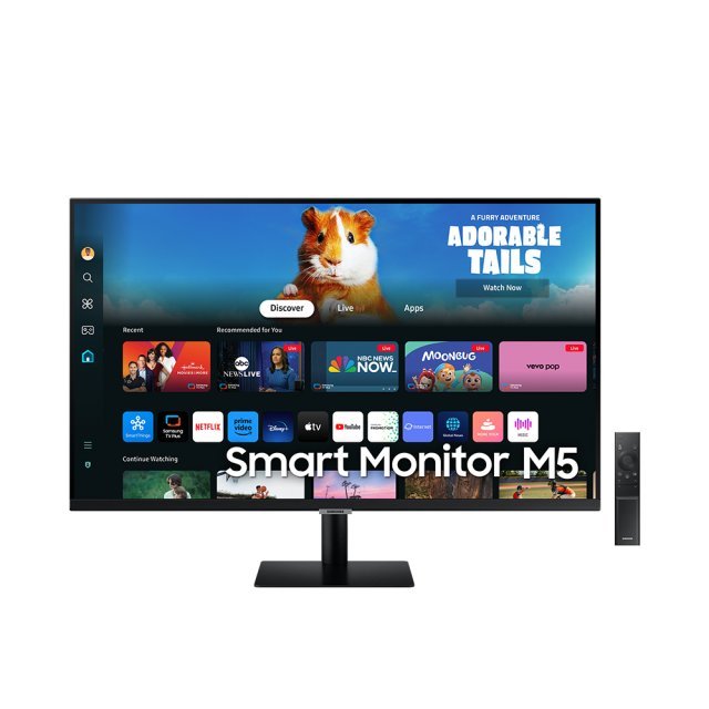 삼성 M5 S32DM500 80.1cm 스마트모니터 블랙  OTT 유튜브 넷플릭스 미러링 스마트싱스 게이밍허브 삼성헬스 굿닥 워크스페이스 