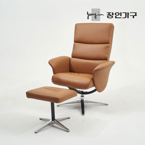 [결제시5%추가][비밀특가] 코니카 1인 리클라이너 가죽 소파 의자 +스툴