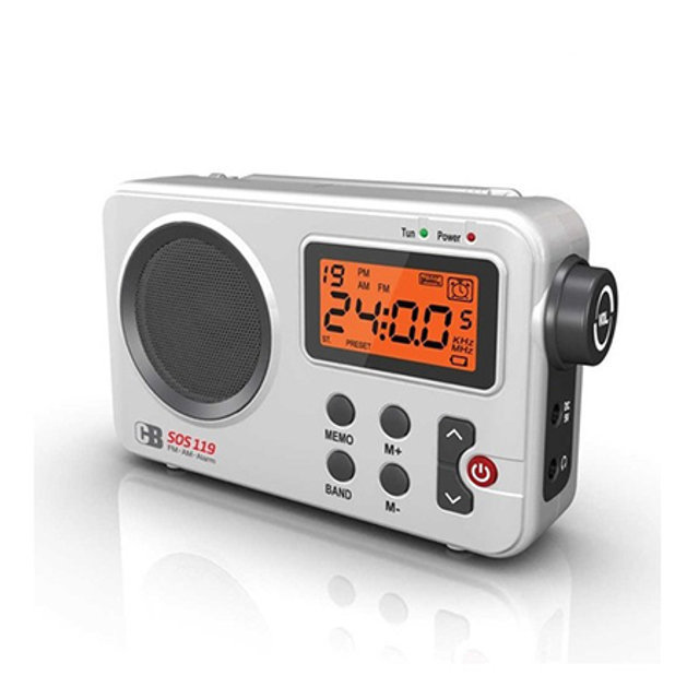 [중급 / 계산점] 코비 재난대비 알람시계 라디오 SOS119