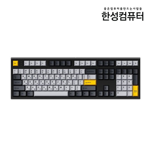 GK707SE OfficeMaster 저소음 기계식키보드 메탈 화이트 (잼 저소음 적축_40g)