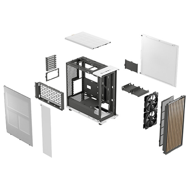 [서린공식] Fractal Design North Mesh Chalk 화이트