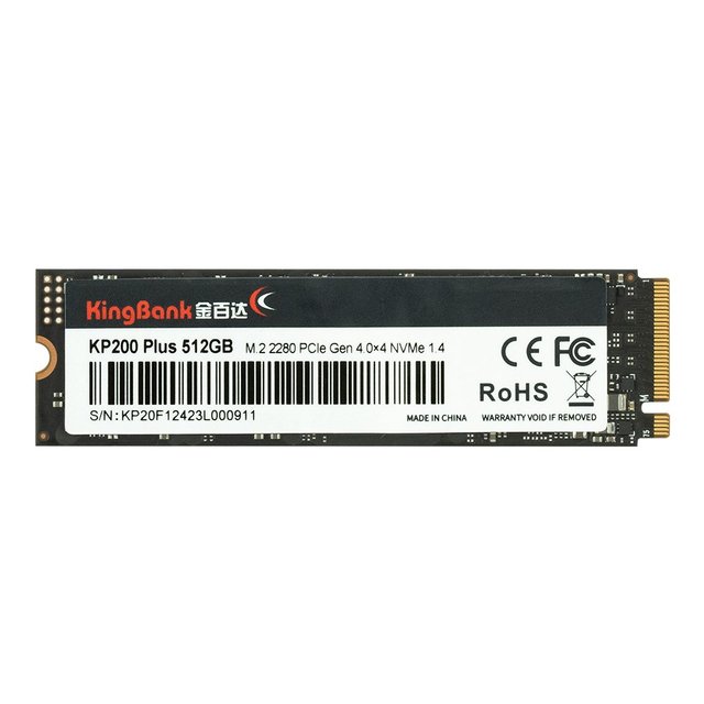 KingBank KP200 Plus M.2 NVMe 512GB SSD