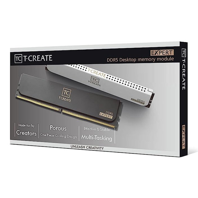 [서린공식] 팀그룹 T-CREATE DDR5-6000 CL30 EXPERT 블랙 패키지 32GB(16Gx2)