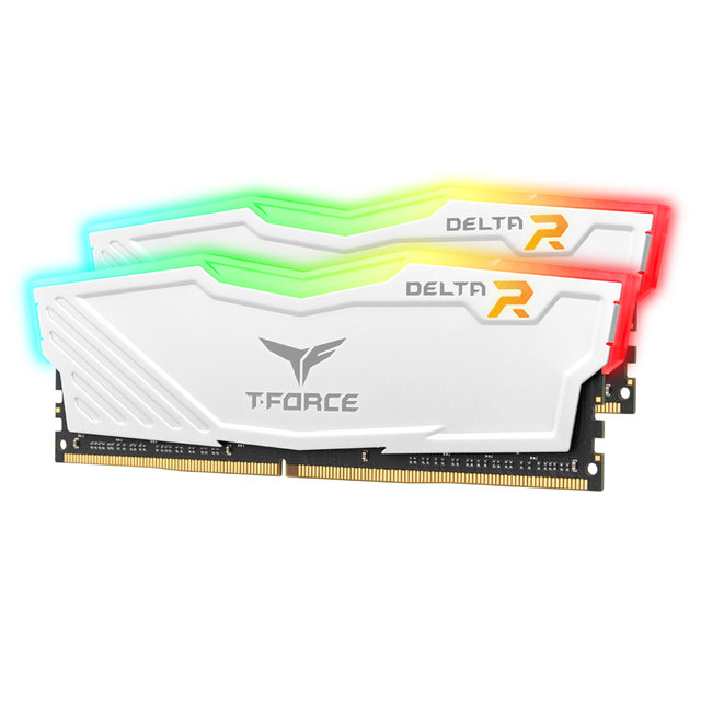[서린공식] 팀그룹 T-Force DDR4-3200 CL16 Delta RGB 화이트 패키지 16GB(8Gx2)