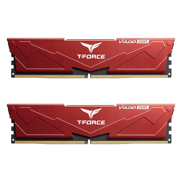 [서린공식] TEAMGROUP T-Force DDR5 6000 CL38 Vulcan 레드 패키지 64GB(32Gx2)