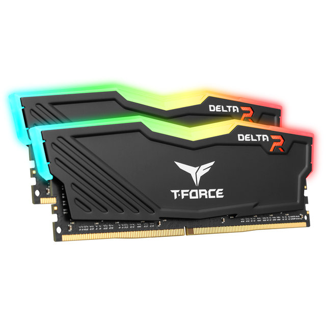 [서린공식] 팀그룹 T-Force DDR4-3200 CL16 Delta RGB 블랙 패키지 16GB(8Gx2)