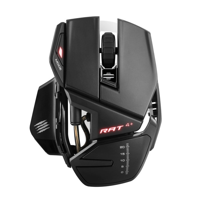 매드캣츠 매드캣츠 서린공식 MADCATZ RAT 4 PLUS 블랙 마우스