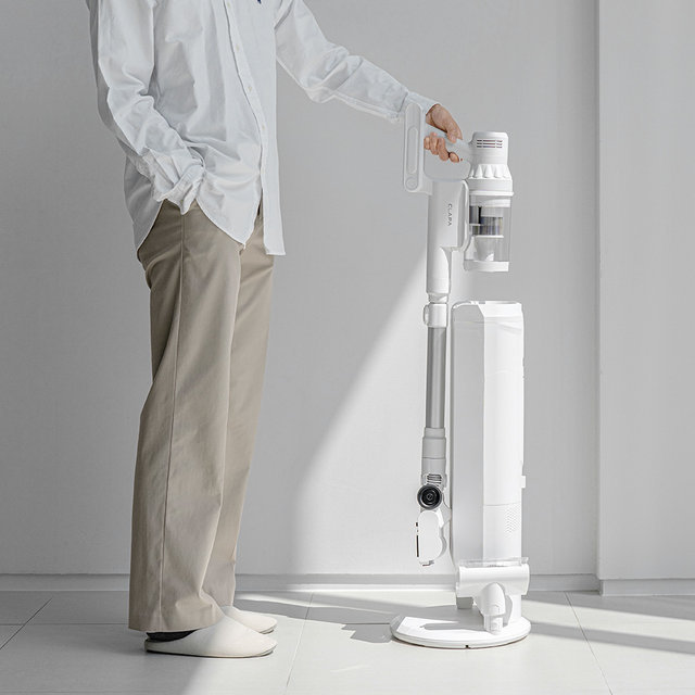 [25년형/다운로드쿠폰] 엘리트 타워 자동 먼지비움 스테이션 무선청소기 CVC-A235W 