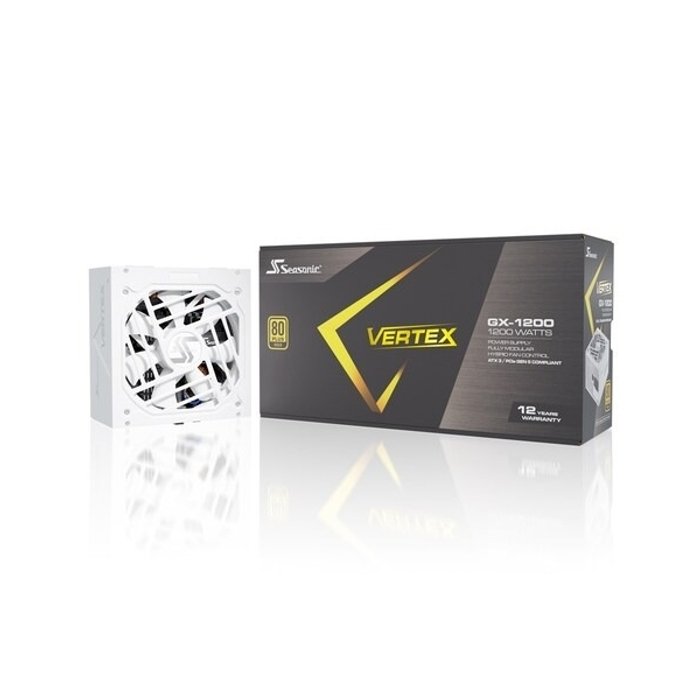 시소닉 시소닉 VERTEX GX-1200 GOLD 풀모듈러 화이트 ATX3.0