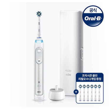 [Oral-B] 오랄비 전동칫솔 GENIUS S7500 + 프리시즌 클린 리필모 6개입 추가 증정 [OG07][OR21]