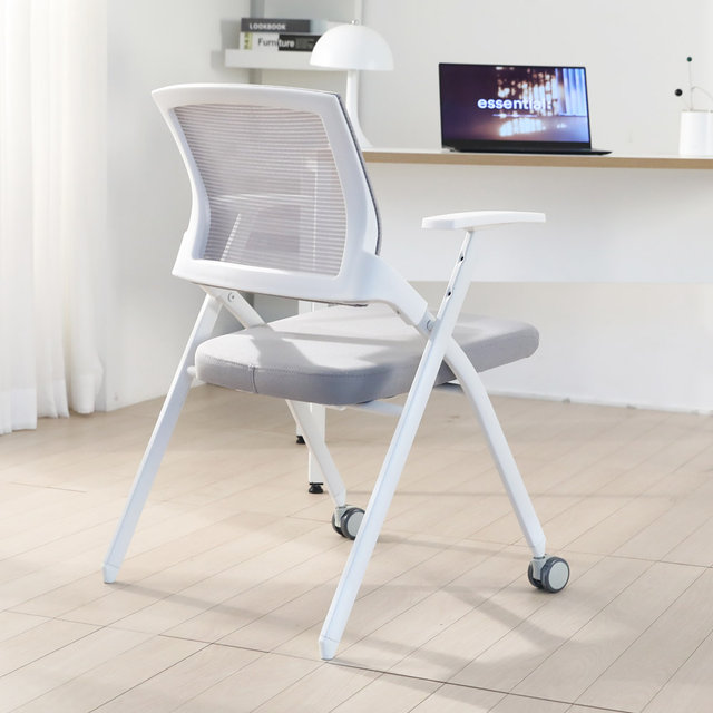 [비밀특가]LTY100S 학생 바퀴없는 허리 편한 공부 책상 사무실 회의실 접이식 메쉬 의자