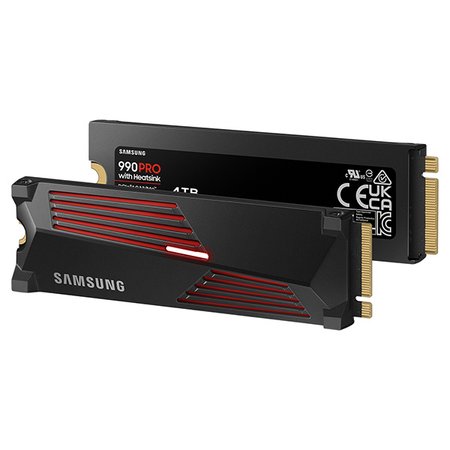 삼성전자 공식인증 990 PRO 히트싱크 (MZ-V9P4T0CW) M.2 NVMe SSD (4TB)