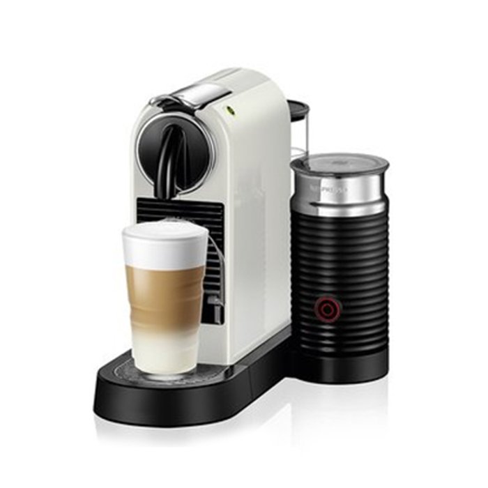 [중고] 상급 / 만수점 네스프레소 시티즈 앤 밀크 화이트 J D123-KR-WH-KIT2
