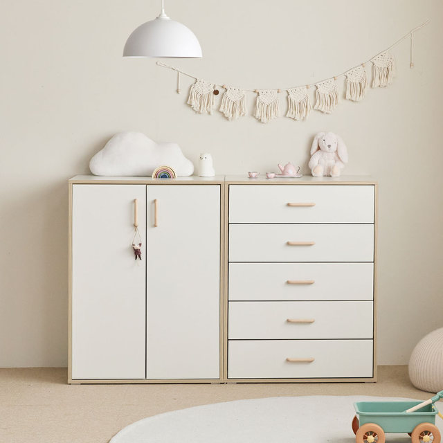 [비밀특가] 뉴피터 800폭 유아옷장 (다릿발 제외)