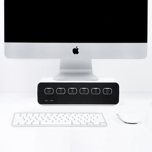 박스탭 개별스위치 USB형 AB520 블랙 (5구 멀티탭)