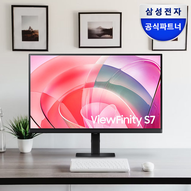 [혜택가 28.5만원] 삼성 뷰피니티 S7 S70UD S27D700 IPS 4K UHD 모니터