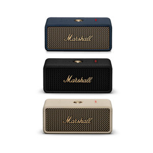 [공식 인증점] Marshall 엠버튼 3 포터블 블루투스 스피커[블랙/크림/미드나이트 블루]