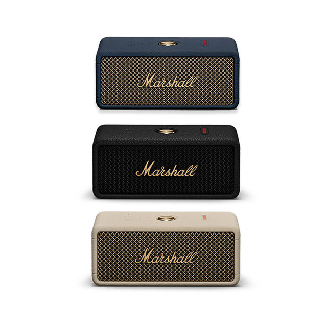 [공식 인증점] Marshall 엠버튼 3 포터블 블루투스 스피커[블랙/크림/미드나이트 블루]