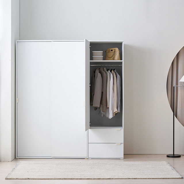 [비밀특가] 코라 슬라이딩 옷장 행거형 1200