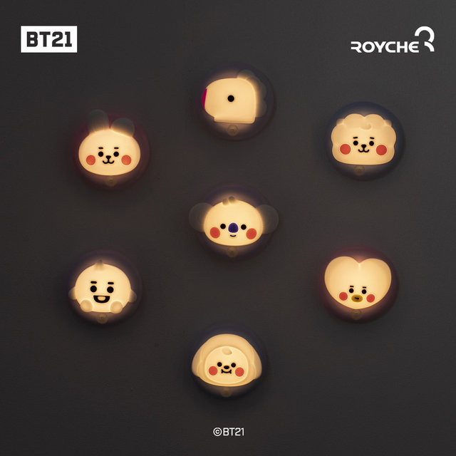ROYCHE 우주스타 BT21 센서무드등 망 BT21-RSL-BABY-MG