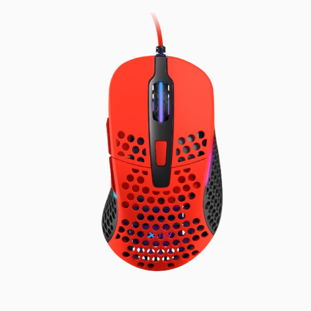 Xtrfy 엑스트리파이 M4 초경량 게이밍 마우스 레드 G-0046-0004-0006