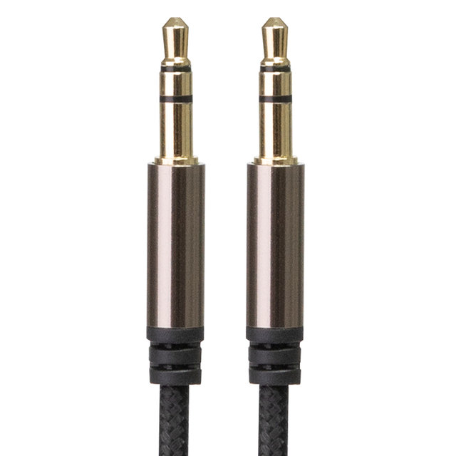 AUX 케이블 3.5mm 스테레오 오디오 스피커 연결선 차량 TRS 옥스선 2m