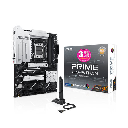 ASUS PRIME X870-P WIFI-CSM STCOM 에이수스 컴퓨터 게이밍 PC 메인보드 AMD CPU추천