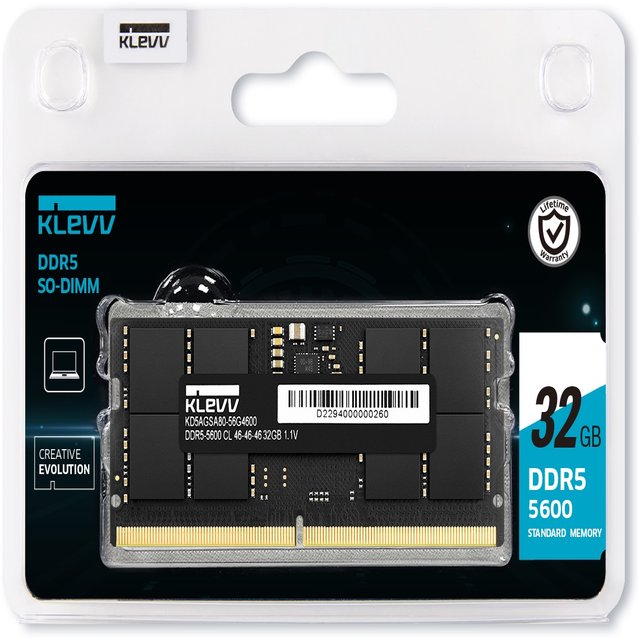 에센코어 KLEVV DDR5 32G PC5-44800 CL46 5600MHz 노트북 하이닉스 칩 