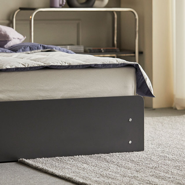 [비밀특가] 메이비 LED 직선헤드 수납 침대프레임 싱글 S (높이230)